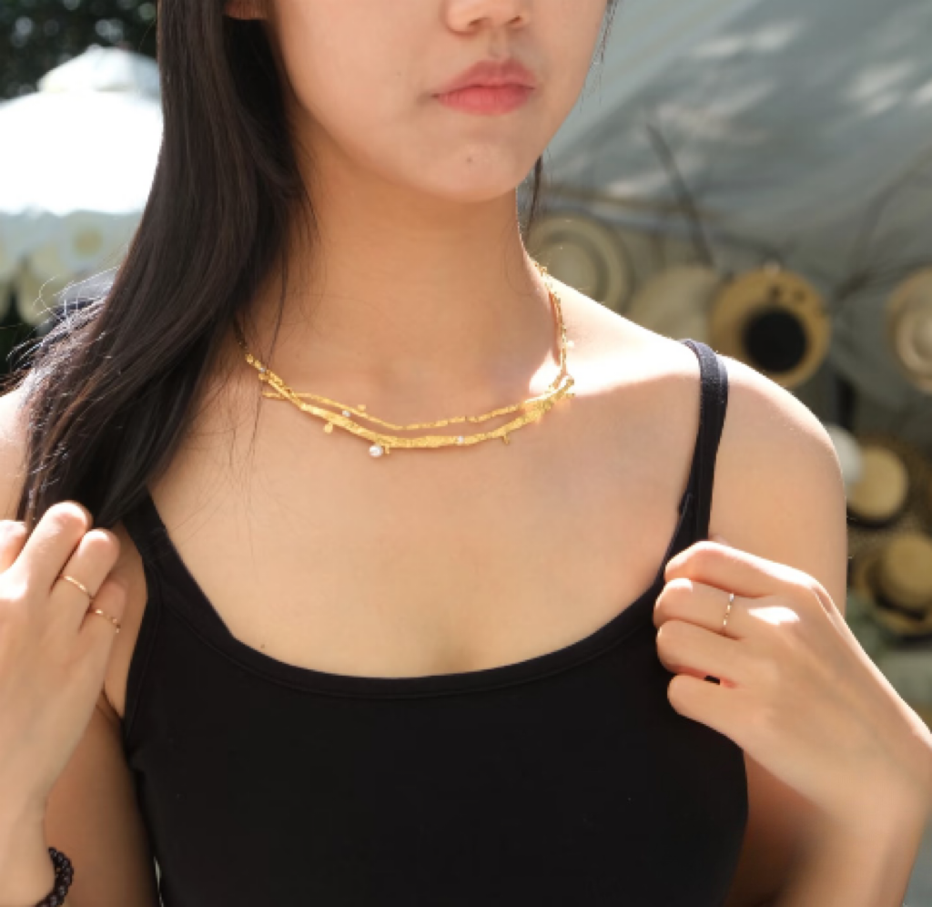 Branch Pearl Necklace