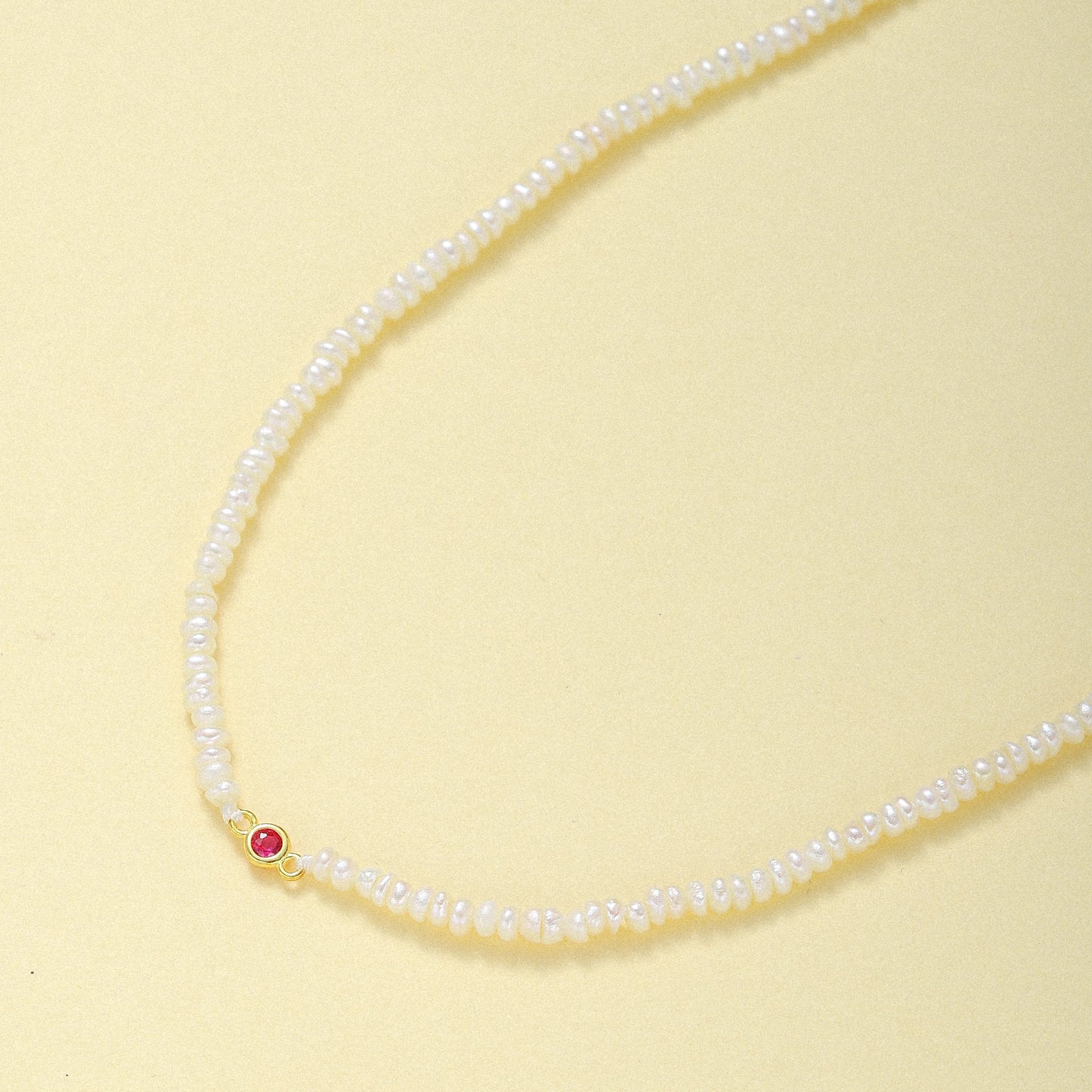 Petite Pearl & Gems Necklace
