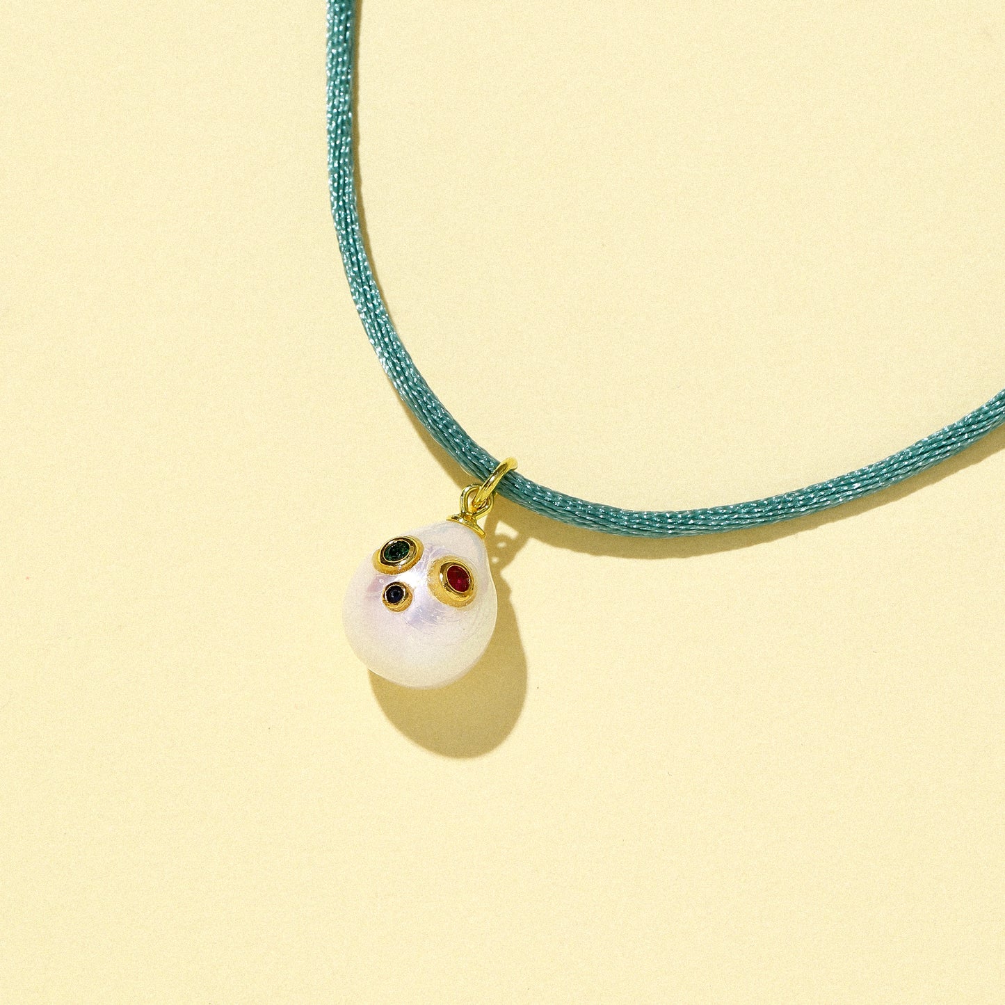 Pearl Necklace with Cubic Zirconia