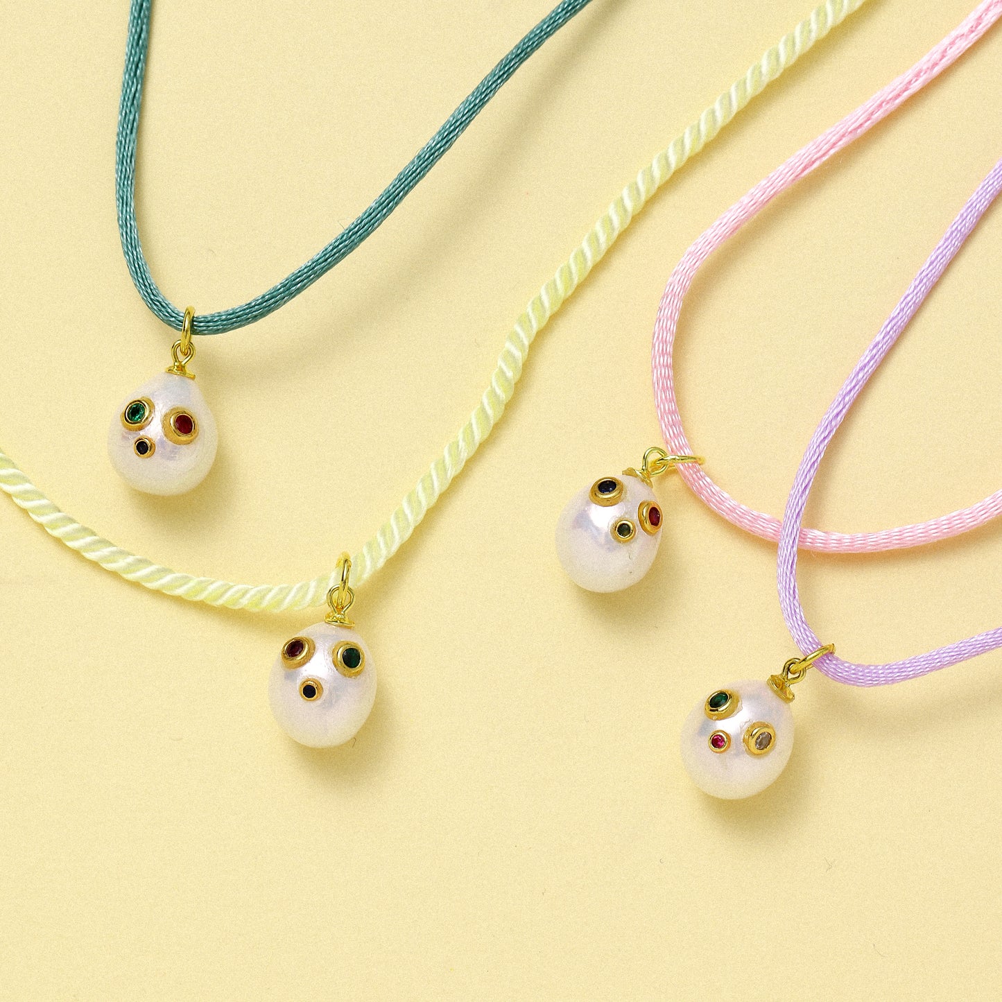 Pearl Necklace with Cubic Zirconia