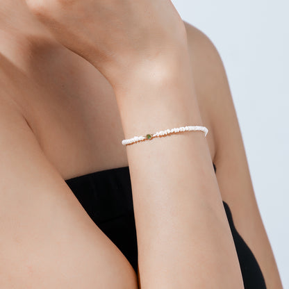 Small Pearl Bead Bracelet