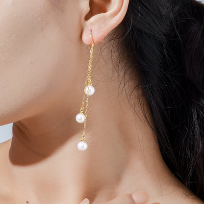 Tassel Pearl Earrings