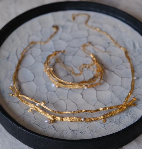 Branch Pearl Necklace