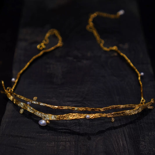 Branch Pearl Necklace