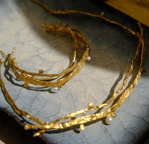 Branch Pearl Necklace