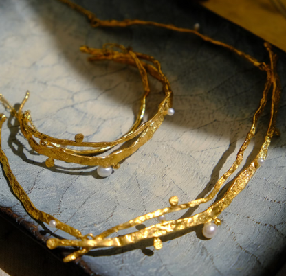 Branch Pearl Necklace