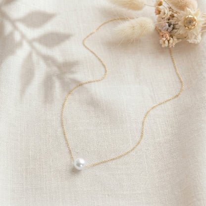 Freshwater Pearl Necklace in Sterling Silver