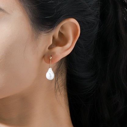 Pearl Teardrop Earrings