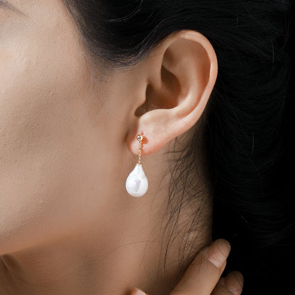 Pearl Teardrop Earrings