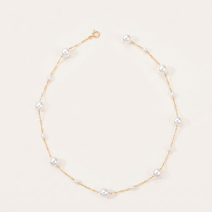 Freshwater Pearl Bracelet in Sterling Silver
