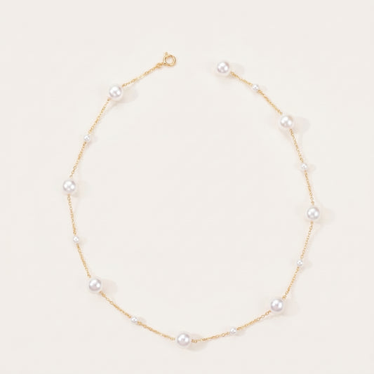 Freshwater Pearl Bracelet in Sterling Silver