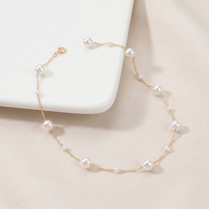 Freshwater Pearl Bracelet in Sterling Silver